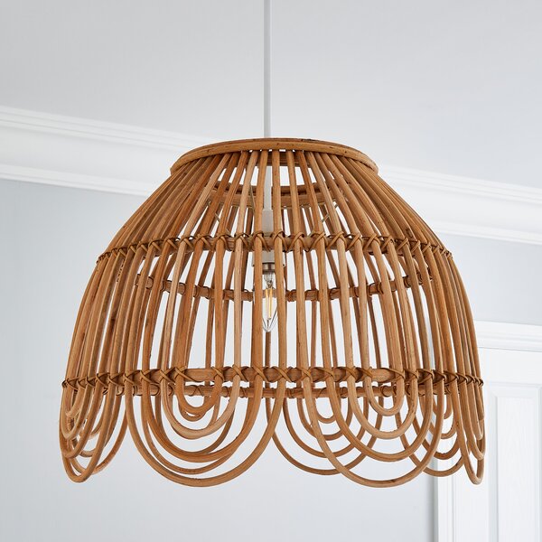 Miah Rattan Easy Fit Pendant Shade