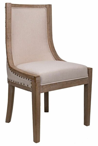 Dining Chair Alexandra House Living Cream 59 x 97 x 54 cm