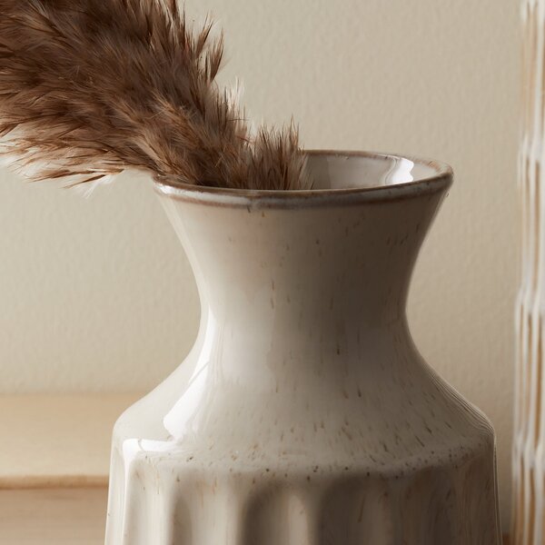 Concave Ceramic Vase