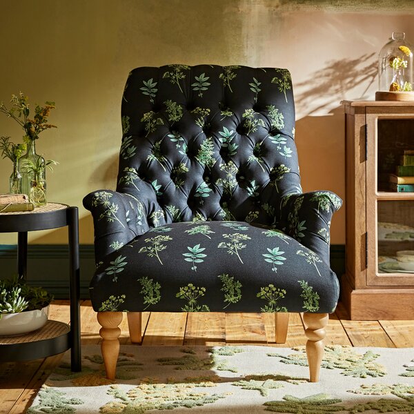 Bibury Armchair, Marsh Botanical Print