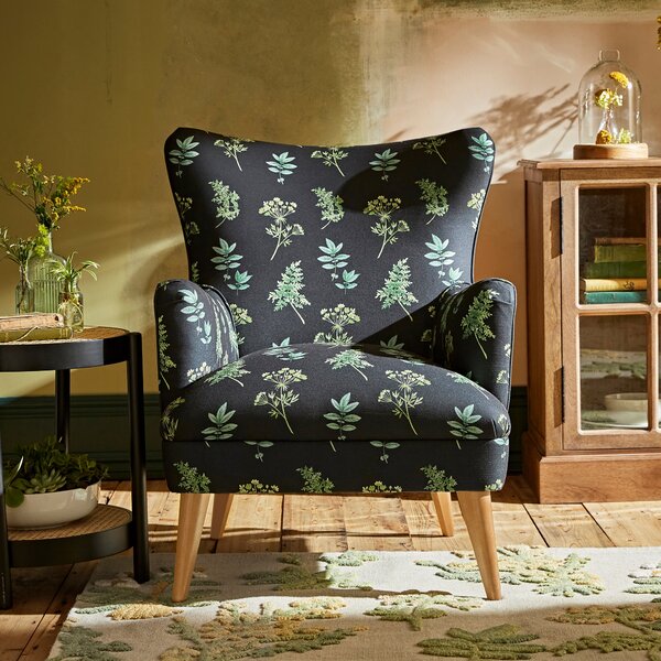 Marlow Armchair, Marsh Botanical Print