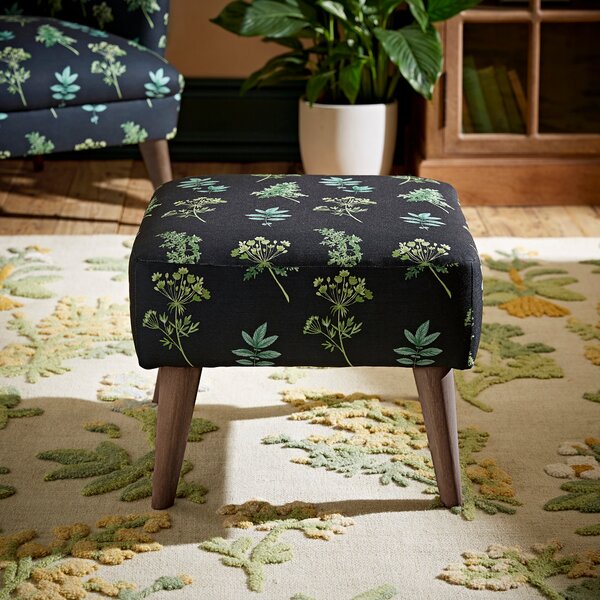 Marlow Marsh Botanical Print Footstool