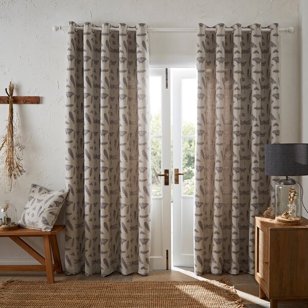 Natural History Museum Nature Study Eyelet Curtains