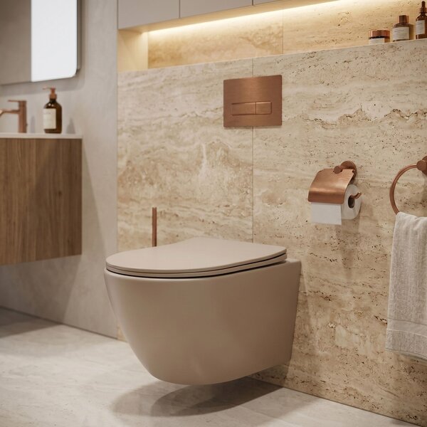 Toilet bowl REA Focus Tornado Taupe