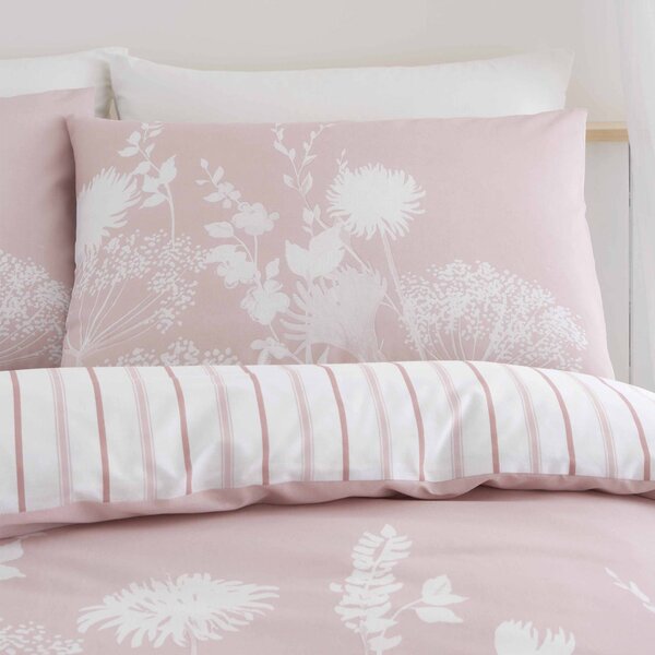 Catherine Lansfield Meadow Sweet Floral Reversible Duvet Cover and Pillowcase Set