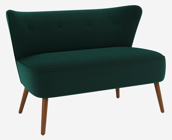 Eliza Velvet 2 Seater Small Sofa