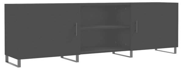 TV Cabinet Black 150x30x50 cm Engineered Wood