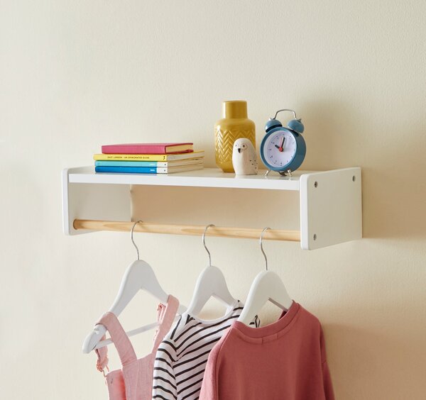 Wall Book Shelf Rail