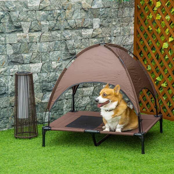 PawHut Portable Pet Carrier: Folding Dog Bag with Plush Cushion, Soft Cat Crate, Midnight Blue Aosom UK