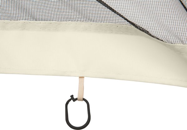 Outsunny Universal Mosquito Netting, Replacement Mesh Sidewall for Patio Gazebos & Canopy Tents, 352 x 207cm, Beige