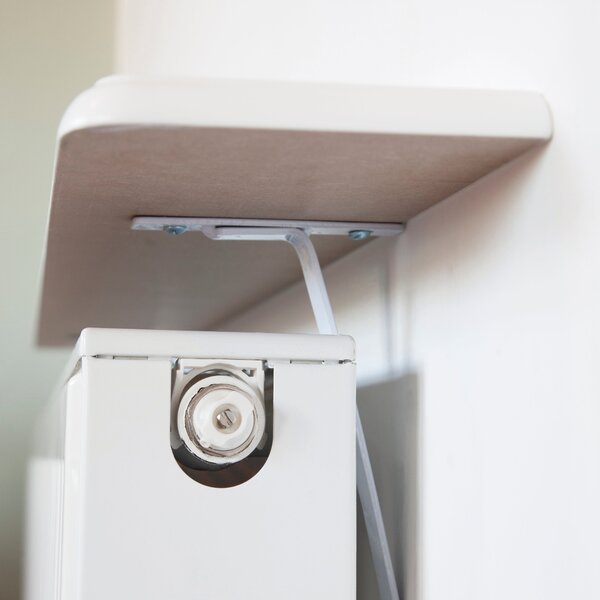 White Radiator Shelf