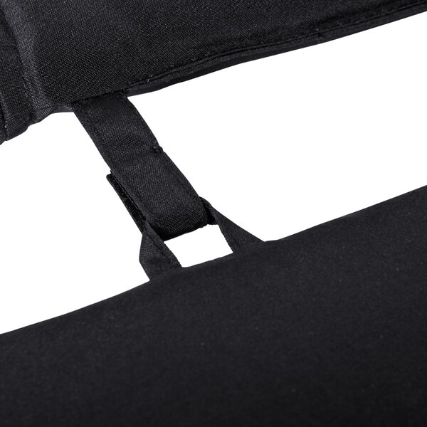 Outsunny Replacement Thick Cushion for Sun Lounger, Recliner Chair Relaxer Pad with Pillow, Black Aosom UK