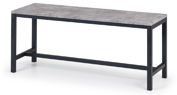 Return - Staten 2 Seater Dining Bench, Grey, 121cm