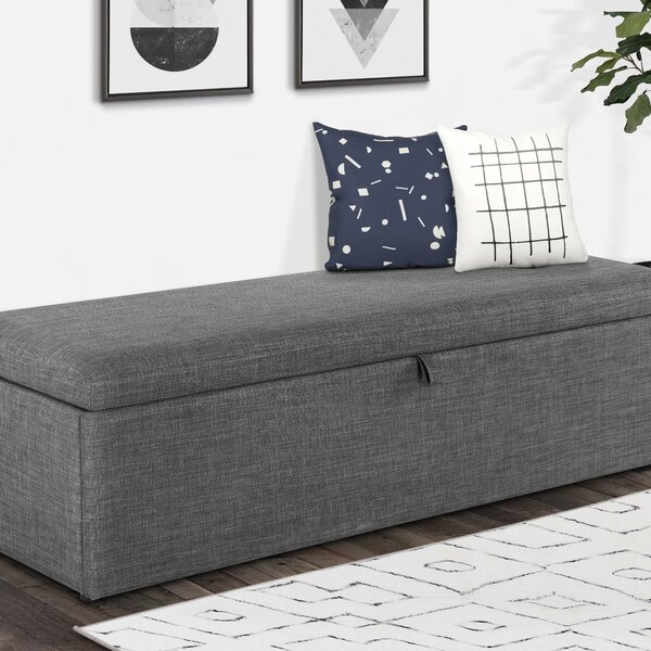 Sorrento Linen Ottoman