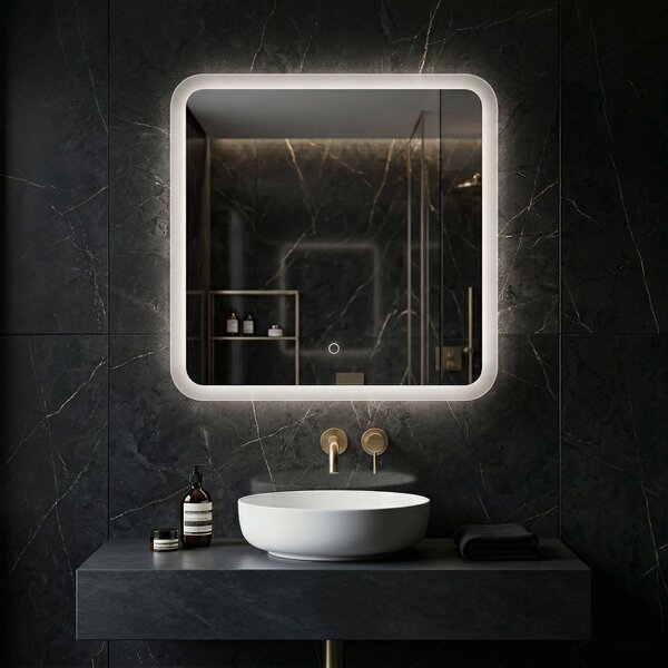 Mirror LED 70x70cm TOP-2