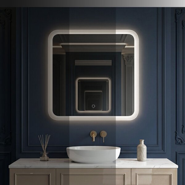 Mirror LED 70x70cm TOP-2