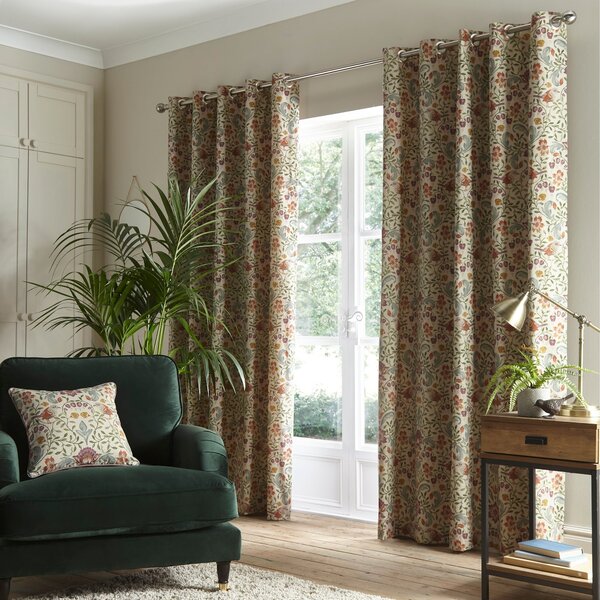 Ruskin Cotton Eyelet Curtains