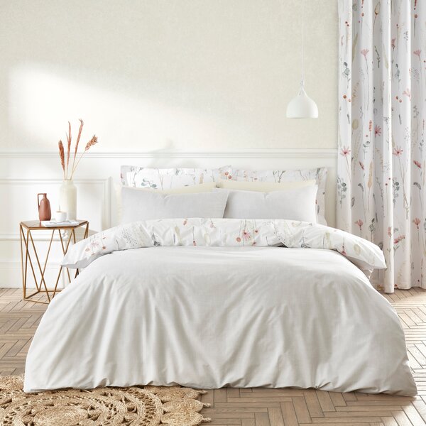 Dried Flowers Duvet Cover and Pillowcase Set