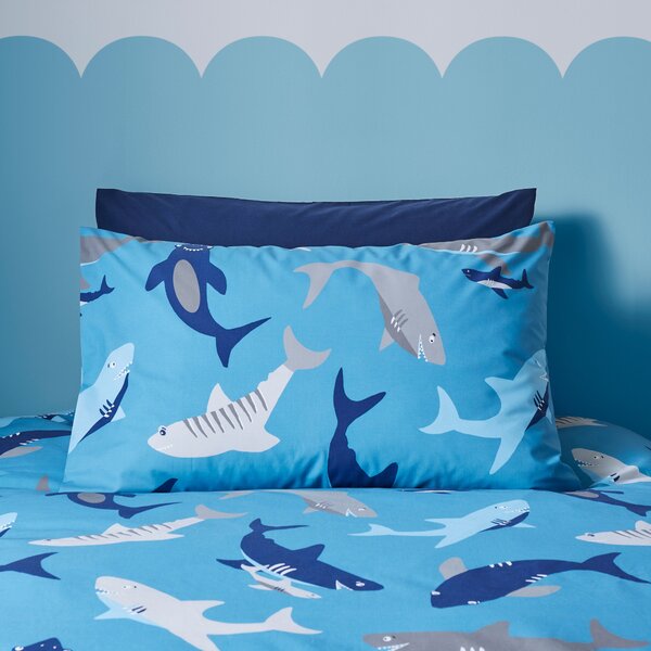 Sharks Duvet Cover and Pillowcase Set