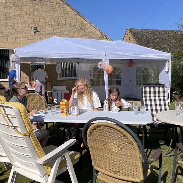 Outsunny 3 x 6m Pop Up Gazebo with Sides, Waterproof Heavy Duty Garden & Camping Shelter with Windows & Storage Bag, White Aosom UK
