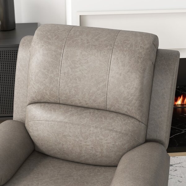 HOMCOM Microfibre Recliner Armchair, with Adjustable Leg Rest, Cup Holder, Cat Scratch Resistant Fabric, for Home Living Room, Brown