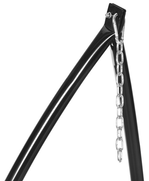 Outsunny Hammock Chair Stand Only Construction Heavy Duty Metal C-Stand for Hanging Hammock Chair Porch Swing Indoor or Outdoor Use