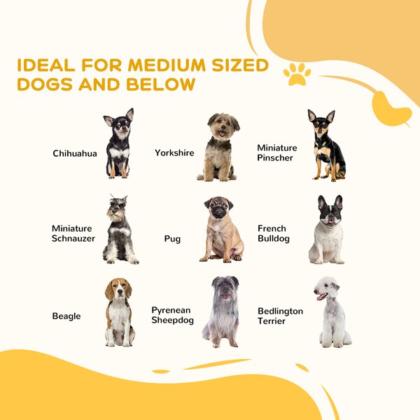 PawHut Foldable Dog Gate, Wooden Freestanding Pet Gate with 2 Support Feet, Dog Barrier for Doorways, Stairs, Halls - White Aosom UK