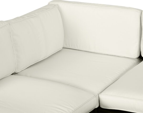 Outsunny Garden Rattan Sofa Seat Cushion Covers Replacement Outdoor, No Cushion Included, Beige