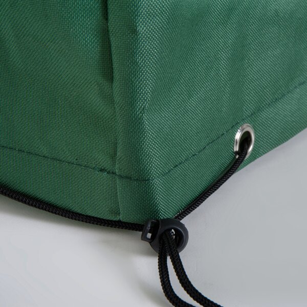 Outsunny 600D Garden Furniture Cover Outdoor Garden Rattan Furniture Protection Oxford Set Cover Waterproof Anti-UV Green 205x145x70cm Aosom UK