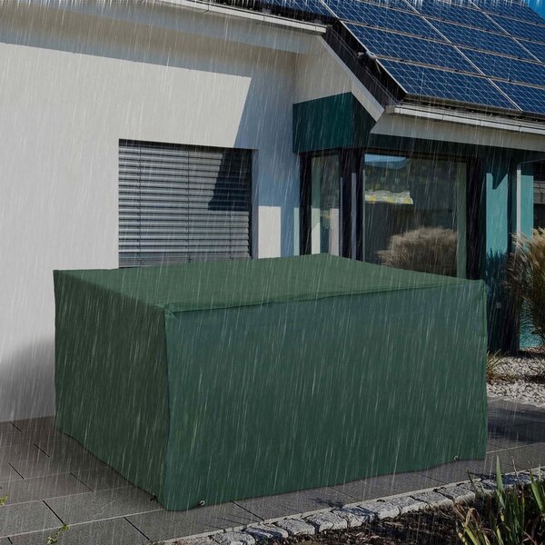 Outsunny Rattan Furniture Protector: Cube-Shaped UV & Rain Guard for Garden Wicker, 135x135x75cm, Outdoor Furniture Cover Aosom UK
