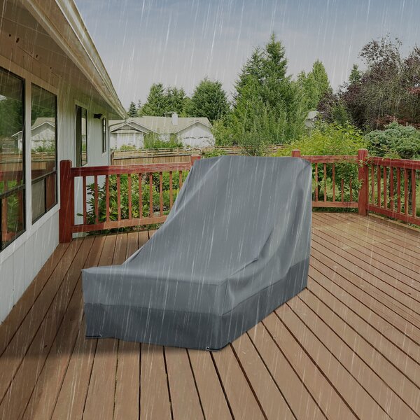 Outsunny Patio Furniture Cover, Rectangular Chair Protection, Water UV Resistant, 600D Oxford Fabric, 200 x 86 x 82 cm Aosom UK
