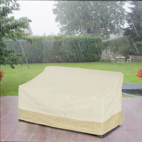 Outsunny Outdoor Furniture Cover for 3 Seat Rattan Chair, Waterproof 600D Oxford Cloth, 152 x 87 x 58-79 cm Aosom UK