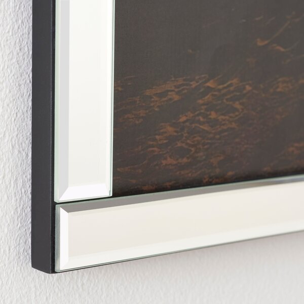 Luxe Silver Mirrored Photo Frame