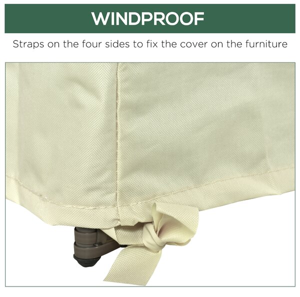 Outsunny Chair Shield: Waterproof 600D Oxford Outdoor Furniture Protector Aosom UK