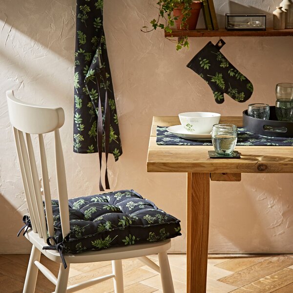 Marsh Botanical Print Seat Pad