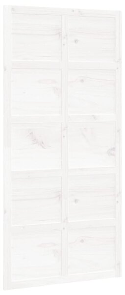 Barn Door White 100x1.8x214 cm Solid Wood Pine