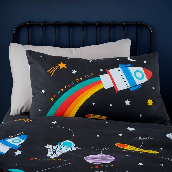 Outer Space Duvet Cover and Pillowcase Set