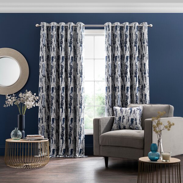 Abstract Global Eyelet Curtains