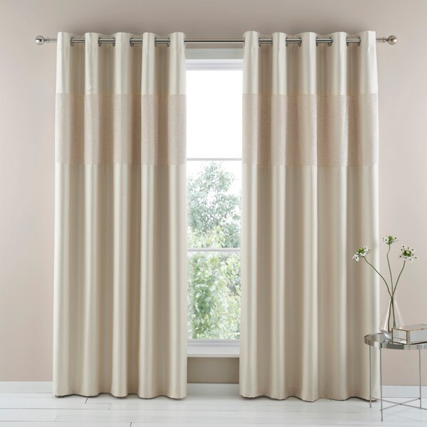 Beverley Luxe Blackout Eyelet Curtains