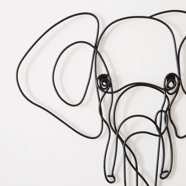 Elephant Wire Wall Art