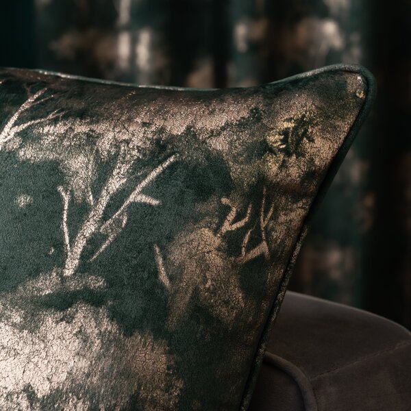 Velour Tree Printed Cushion