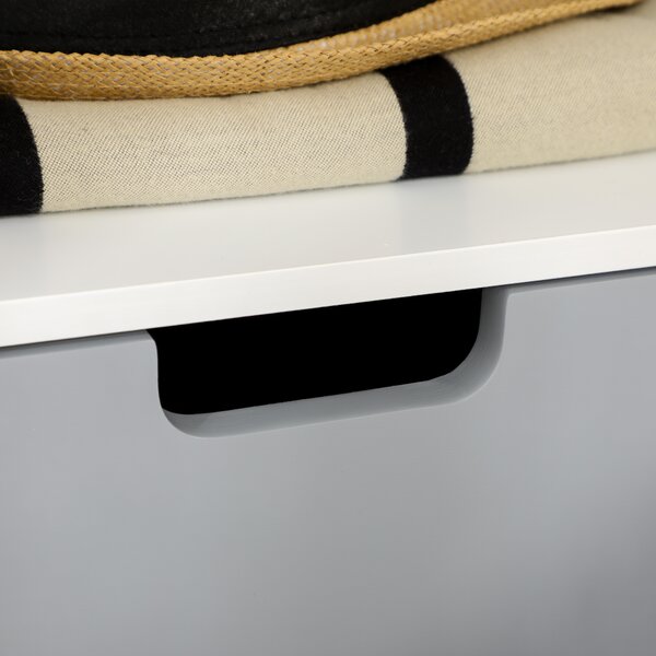 HOMCOM Bedside Table Set of 2, Wooden End Nightstand with Drawer, Scandinavian Nordic Style Lamp Desk Storage Unit for Bedroom, Wood Aosom UK