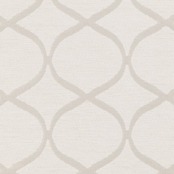 Chenille Ogee Cream Roman Blind