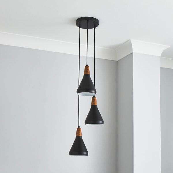 Elements Wolston 3 Light Cluster Ceiling Light