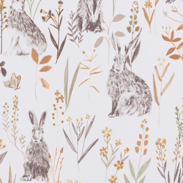 Hares Natural Blackout Roller Blind