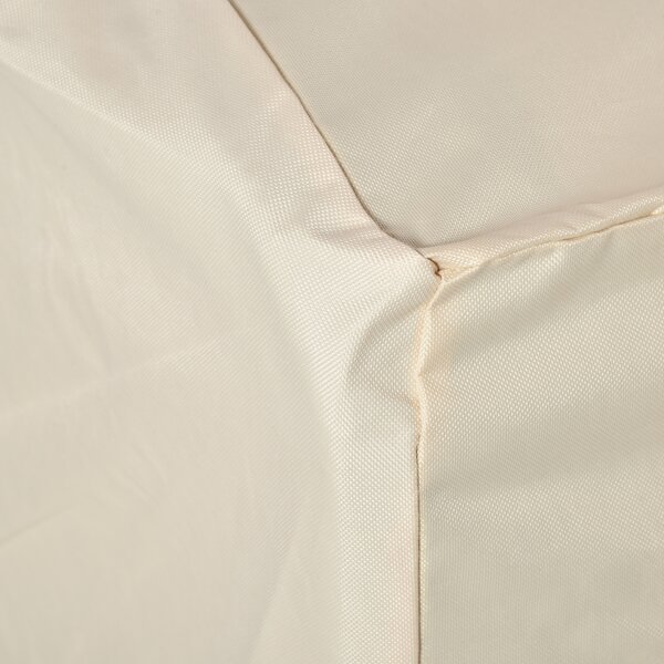 Outsunny Sofa Cover: Waterproof 600D Oxford Cloth, Large Patio Furniture Protector, Beige, 218x111x63-101cm Aosom UK