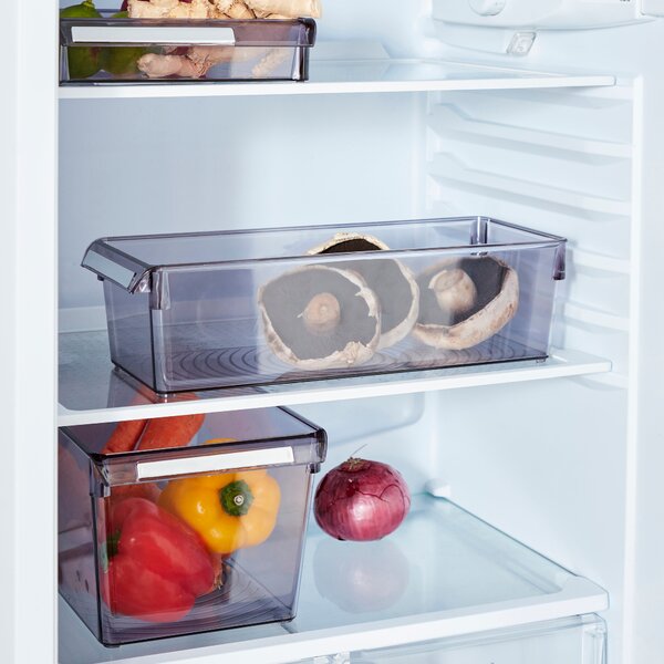 Tinted Fridge Organiser Storage Box Clear