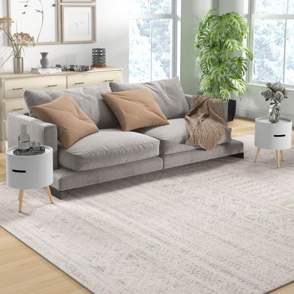 HOMCOM Nested Coffee Tables: 3-Tier Round Set with Hidden Storage & Detachable Tray, Chic White Aosom UK