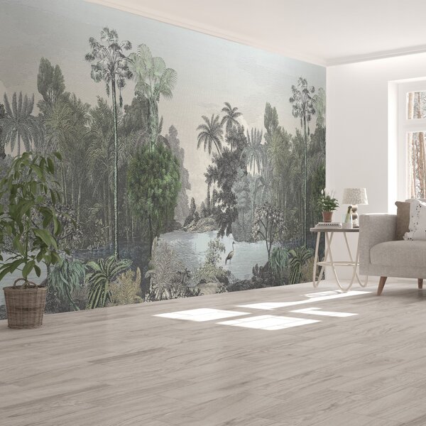 Vintage Tropical Wall Mural