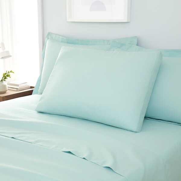 Fogarty Soft Touch Box Pillowcase Duck Egg (Blue)